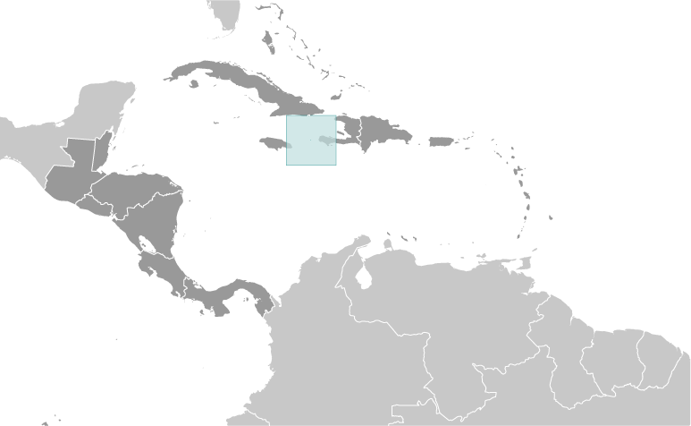 Map of Bonaire, Sint Eustatius and Saba