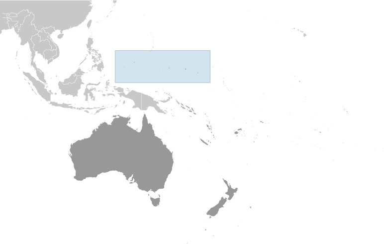 Map of Micronesia (Federated States of)
