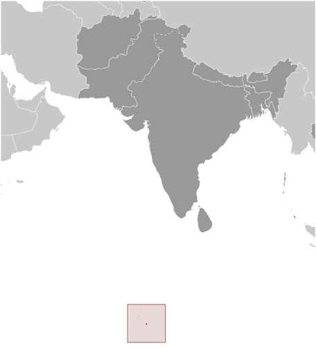Map of British Indian Ocean Territory