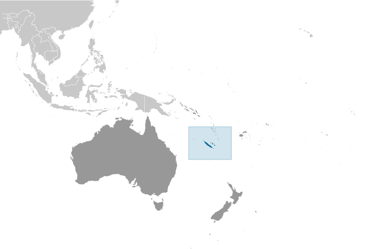 Map of New Caledonia