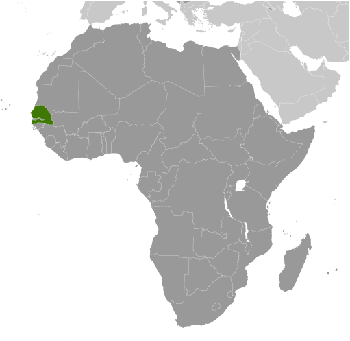 Map of Senegal
