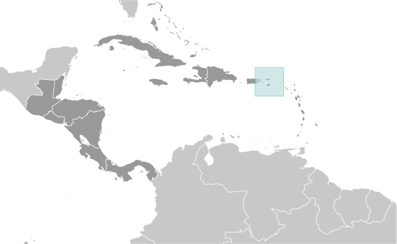 Map of Virgin Islands (U.S.)